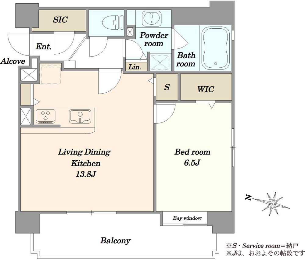 ファミール西麻布ベルファースの間取図