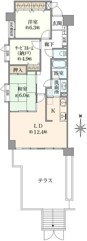 マイキャッスル大泉学園の間取図