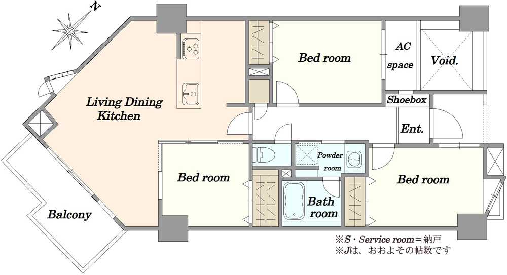 朝日メトロステージ西巣鴨の間取図