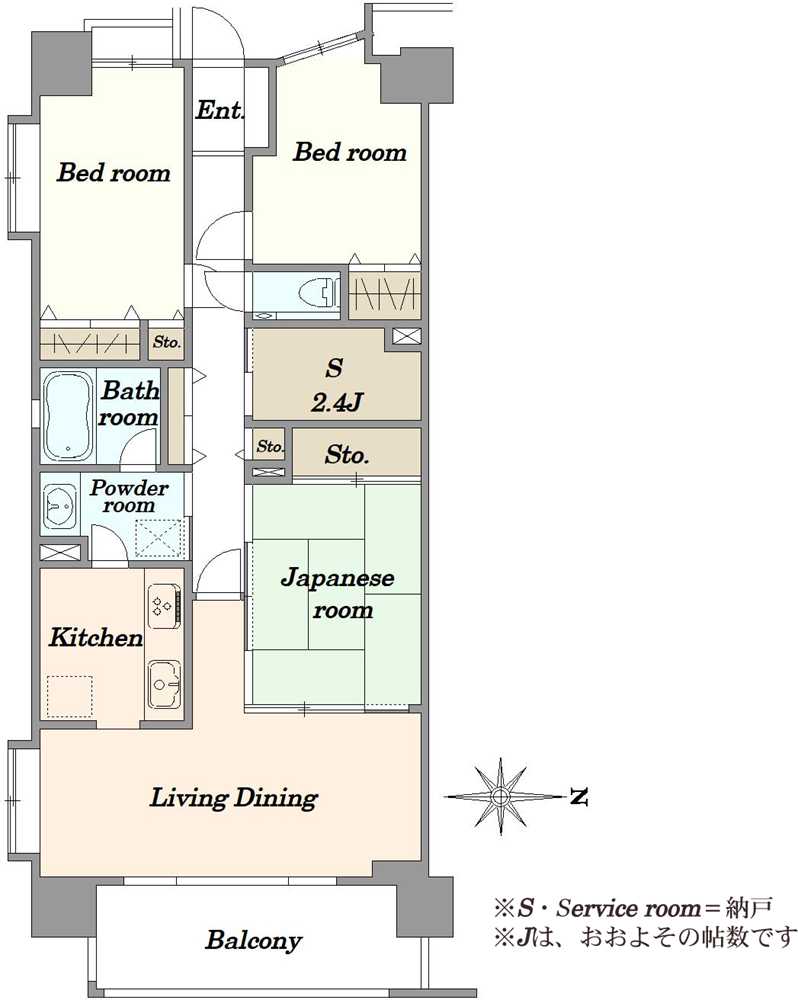 ライオンズプラザ池之端の間取図