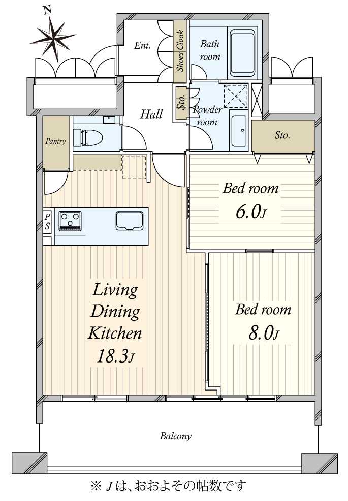 グランドメゾン夕陽ヶ丘の間取図