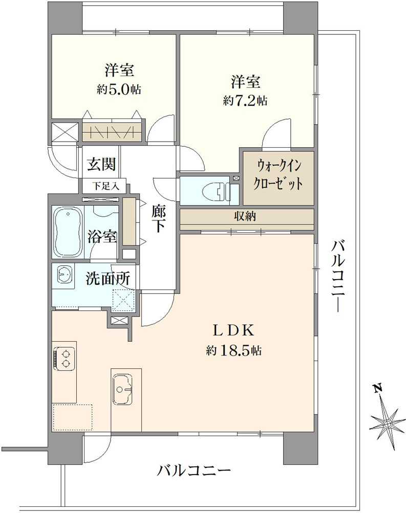 グレイス名駅の間取図