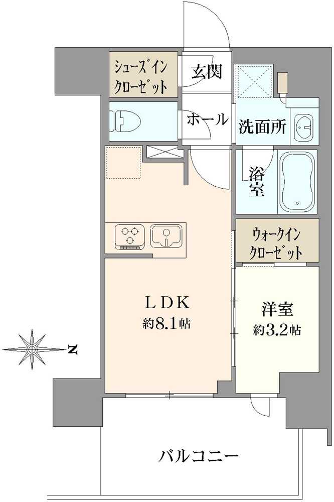 ネベル赤羽の間取図