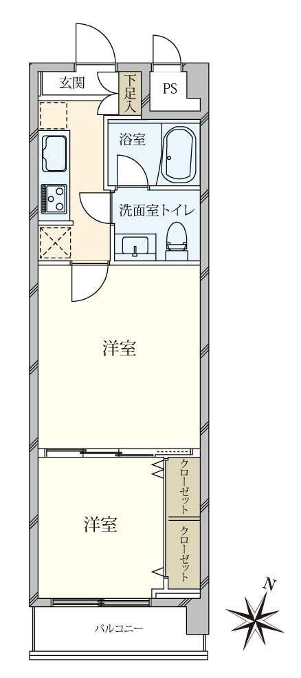ストーク音羽の間取図