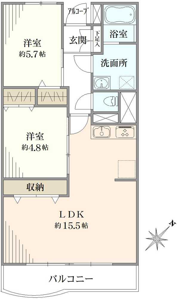 新日本サンライズ行徳の間取図