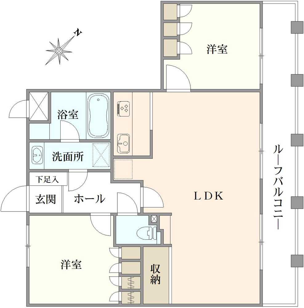 NICアーバンハイム二俣川の間取図