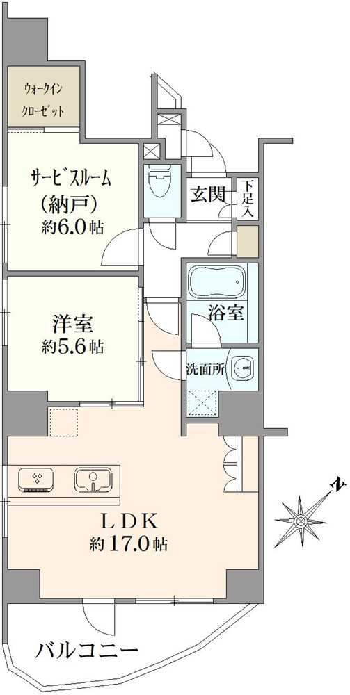 ミオカステーロ日本橋横山町の間取図