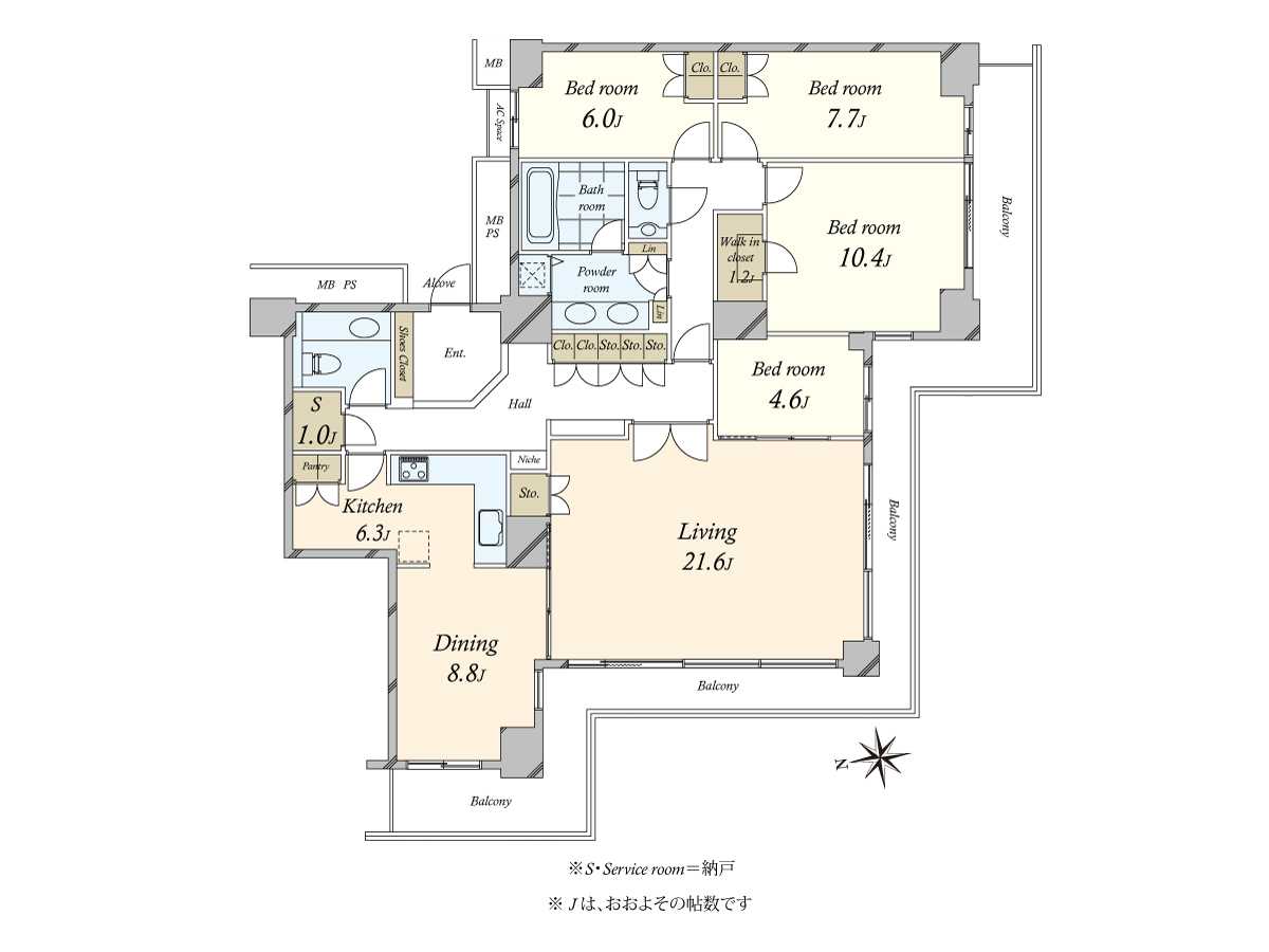 Wコンフォートタワーズ　W Comfort TowersEASTの間取図