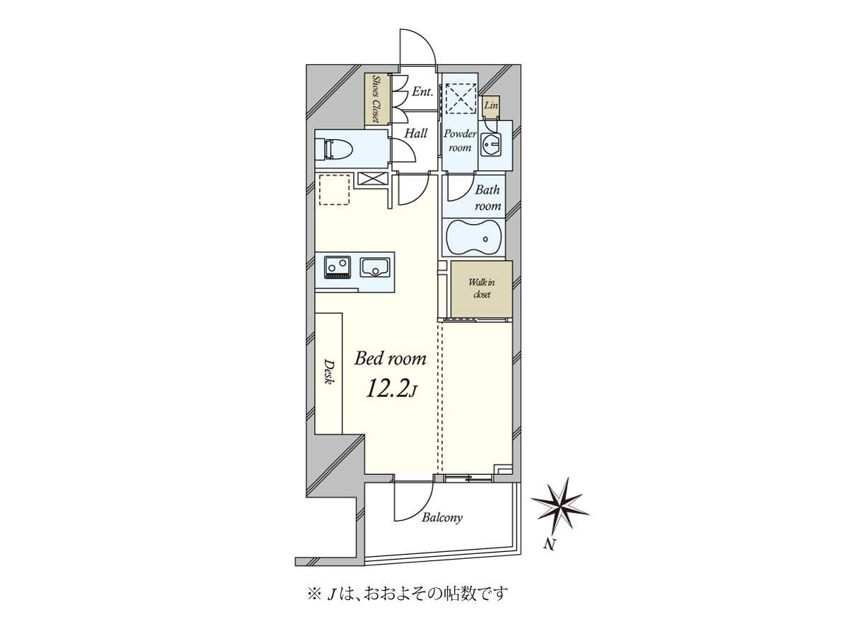 グランリビオ千代田平河町の間取図