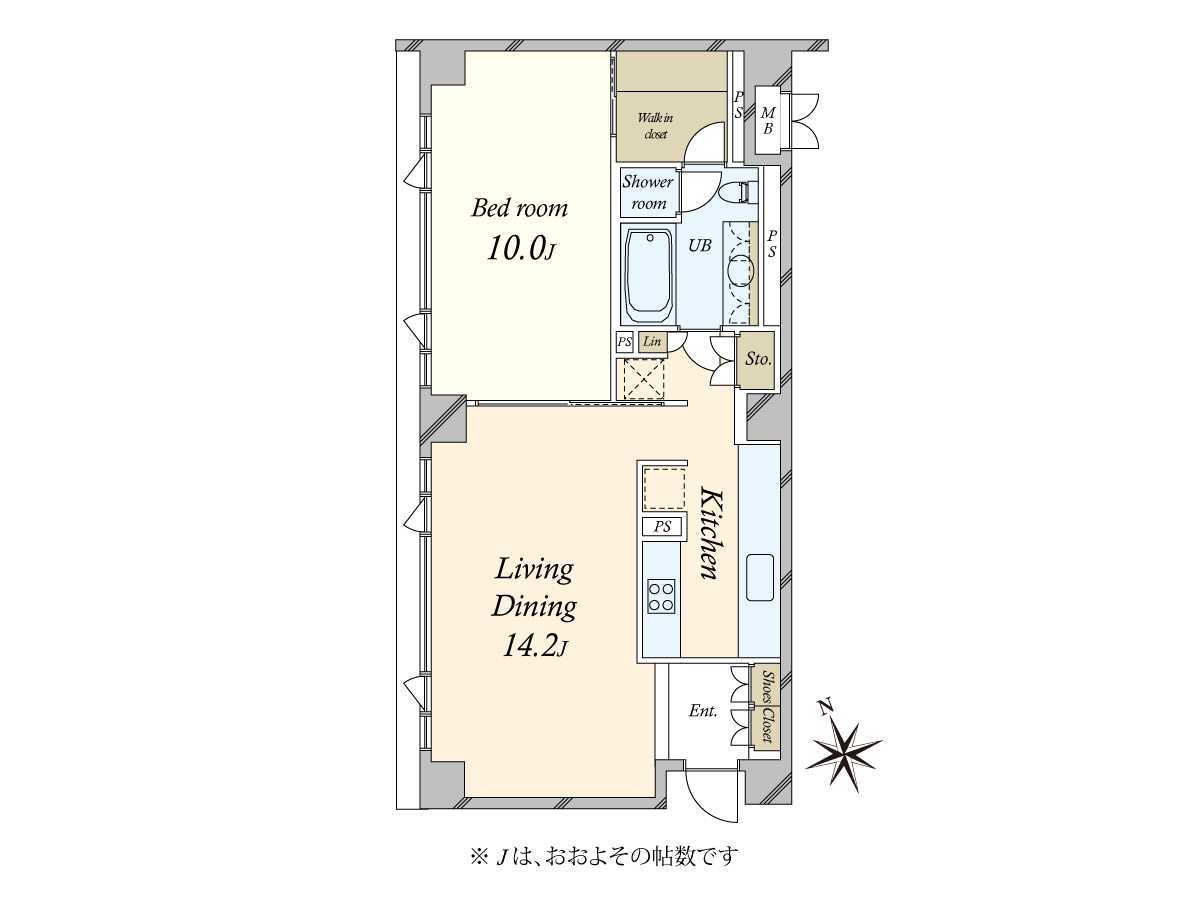 南麻布5108の間取図
