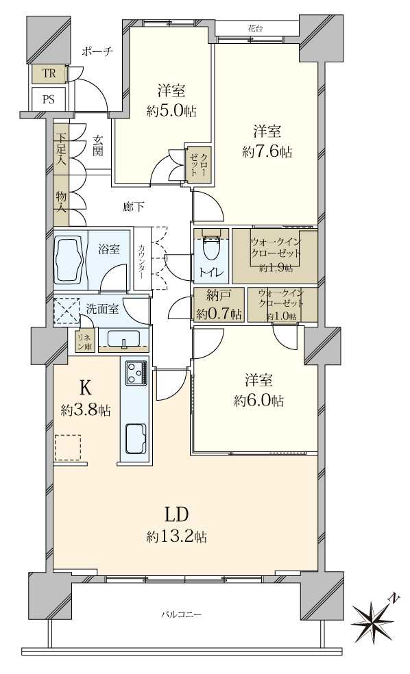 シティタワー品川の間取図