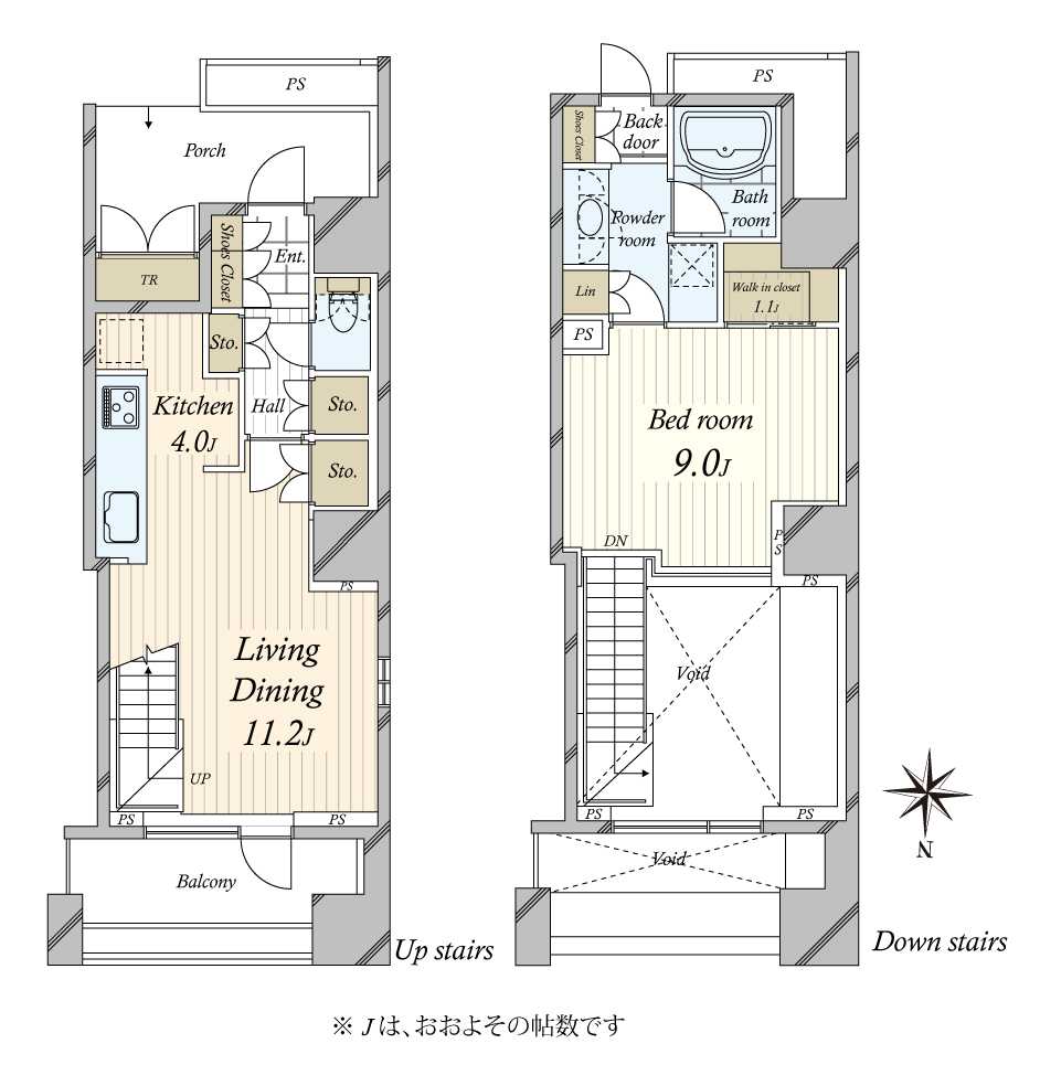 ワールドシティタワーズキャピタルタワーの間取図