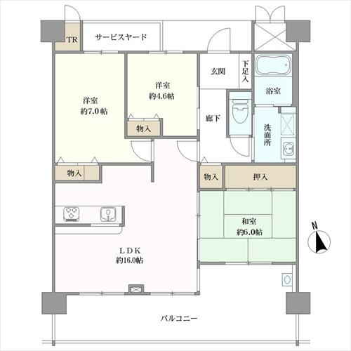 あべのセントレーベの間取図