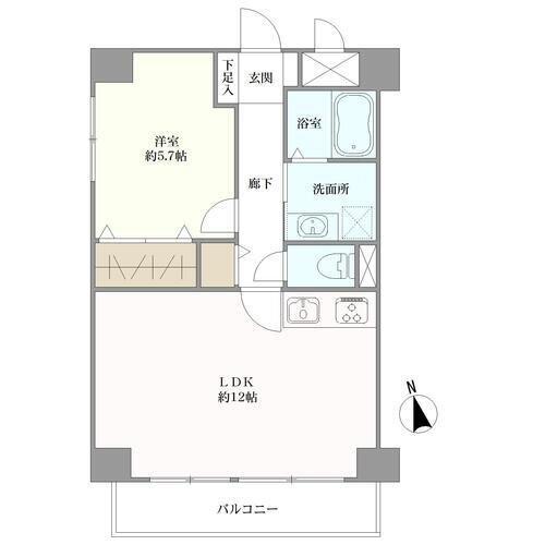 朝日プラザ平野南の間取図