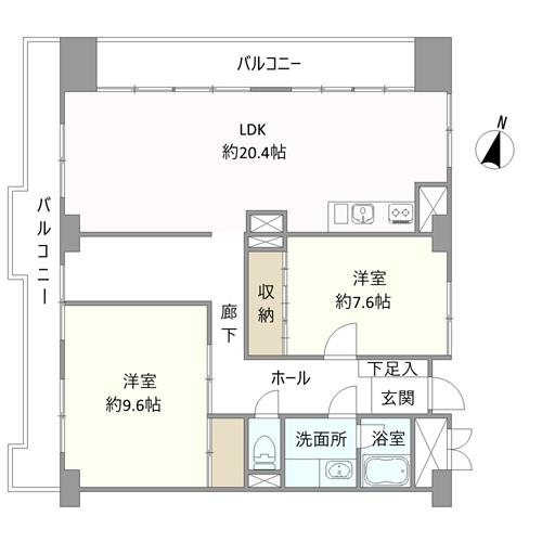 シャンボール大名の間取図