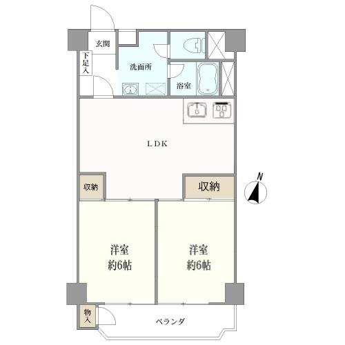 シヤンボール桜坂の間取図