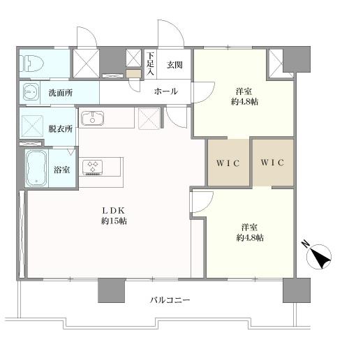 ネオハイツ薬院の間取図