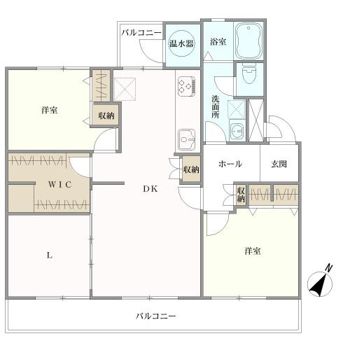 輝国住宅の間取図