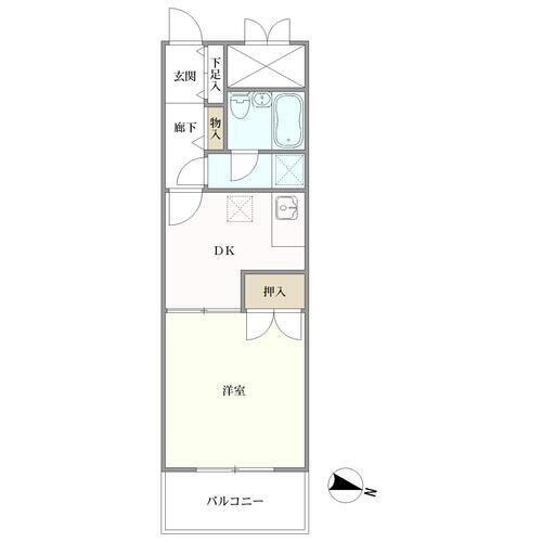 ライオンズマンション舞鶴第３の間取図