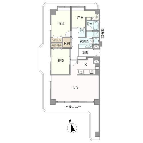 エクセレンス谷の間取図