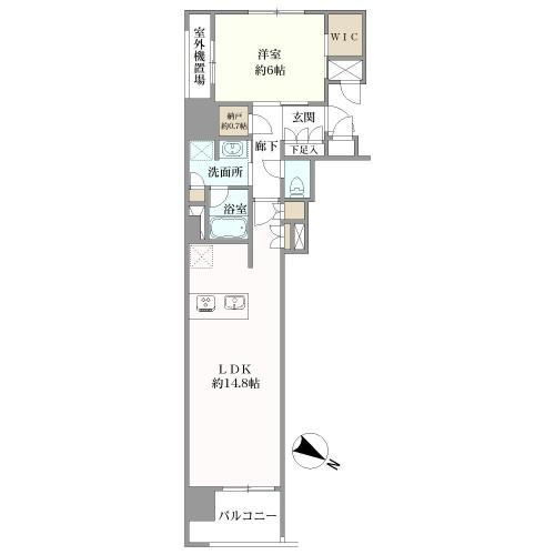 ＭＪＲ博多ザ・レジデンスの間取図