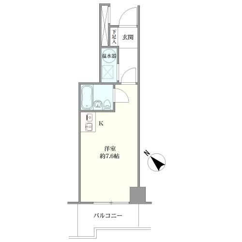 ハイラーク博多駅前の間取図