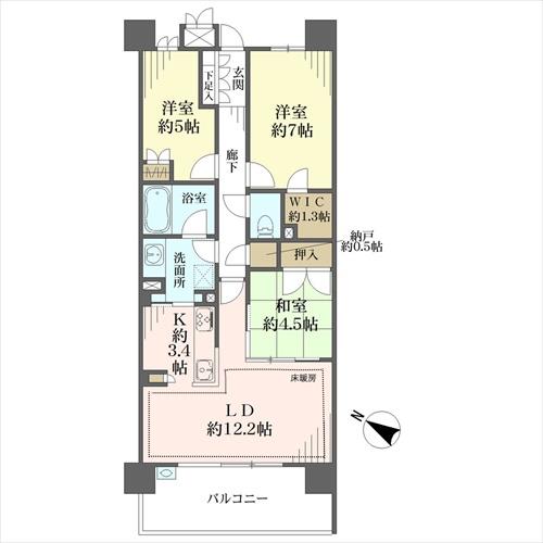 ザ・パークハウス赤坂タワーレジデンスの間取図