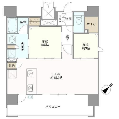 デュ・レジア博多レジデンスの間取図