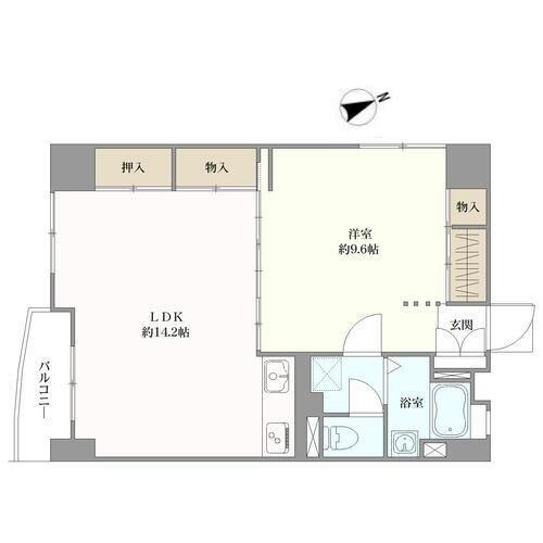 藤沢駅南口住宅の間取図