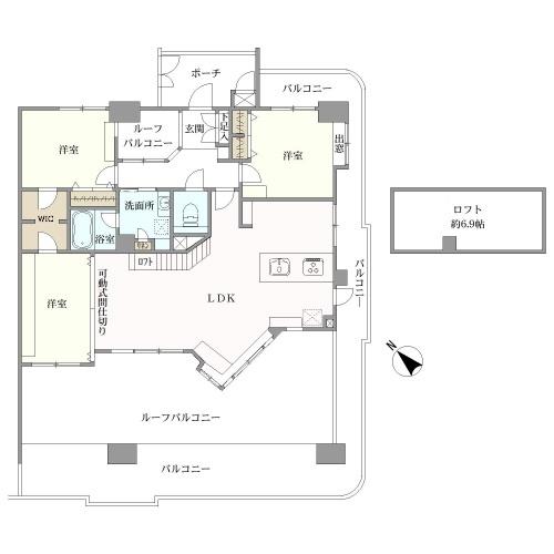 ライオンズガーデン三河安城第５の間取図
