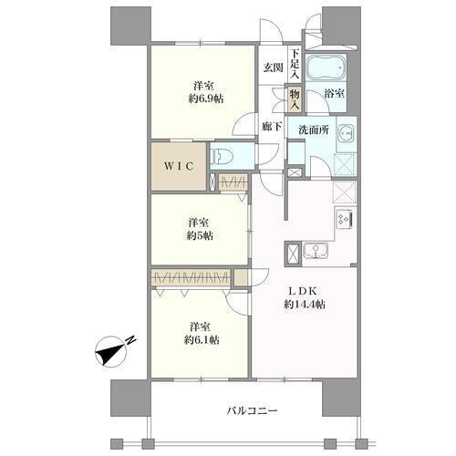 リコット岡崎公園の間取図