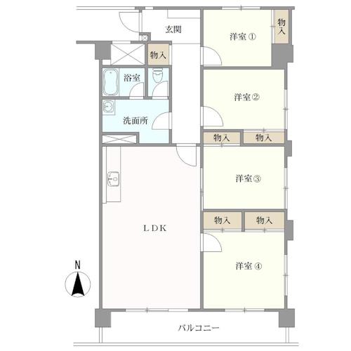 ドルフ目黒の間取図