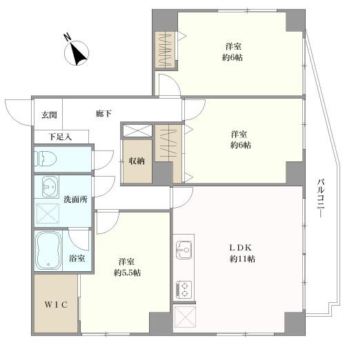 ストーク池袋の間取図