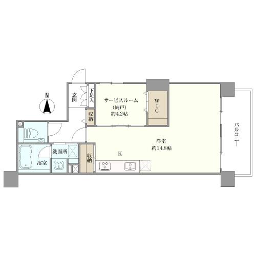メイツ品川シティ・コアの間取図