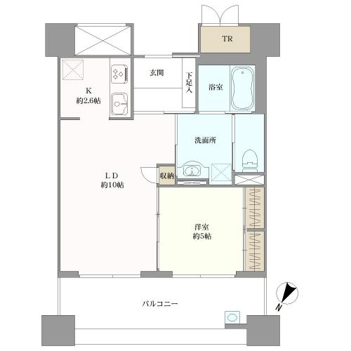 ザ・レジデンス白金スイートの間取図