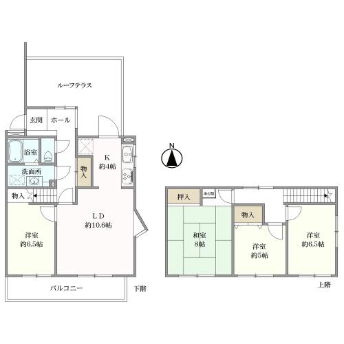 本郷パークマンションの間取図
