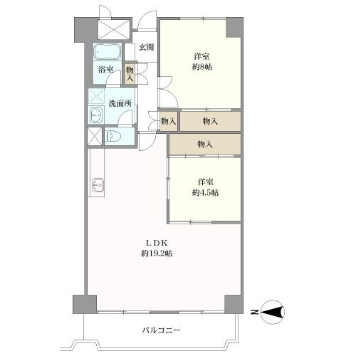 リリーハイツ春日井の間取図