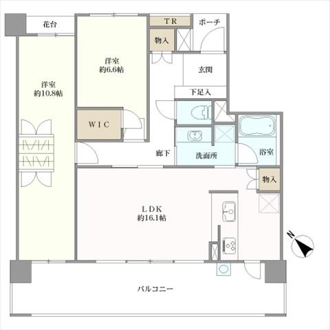 グランドメゾン自由ヶ丘テラスの間取図