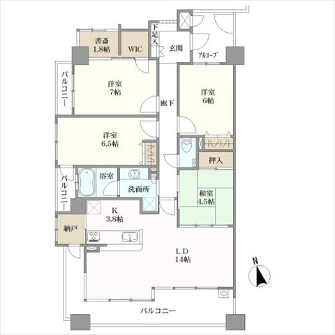 ロフティ長久手ＩＩの間取図