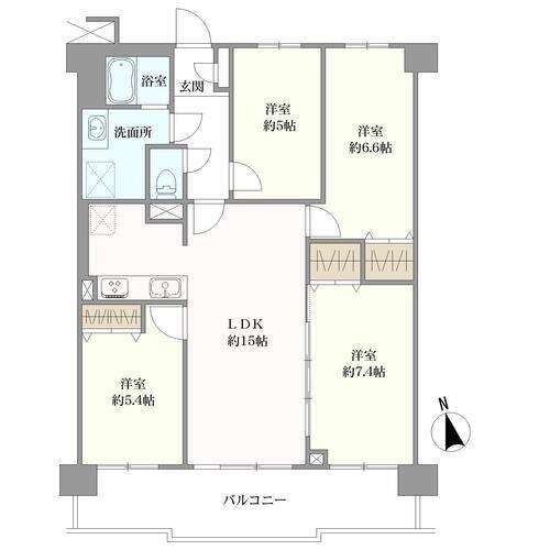 ニューコーポ一宮の間取図