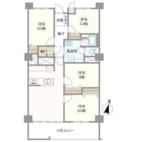 光が丘ハイツの間取図