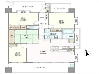 フレストスクエア名東神里の間取図