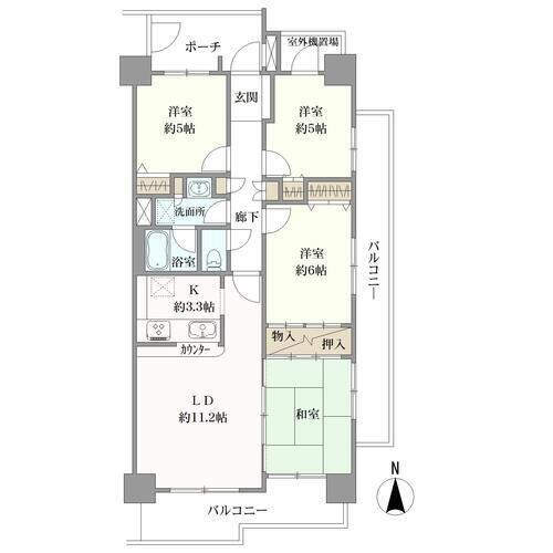 藤和シティコープ藤ヶ丘ＩＩＩの間取図