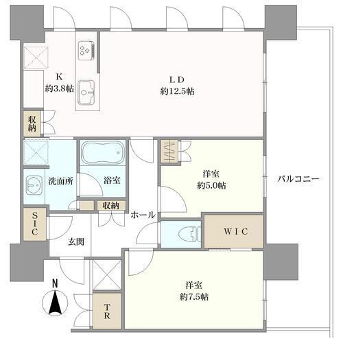 タワー・ザ・ファースト名古屋栄の間取図