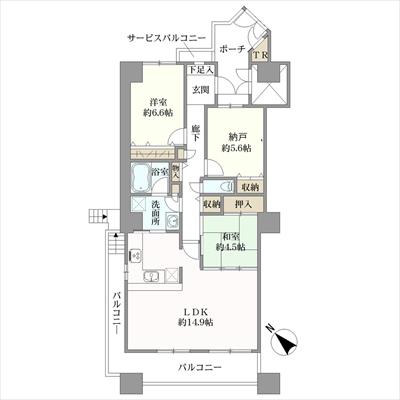 くずはタワーシティの間取図