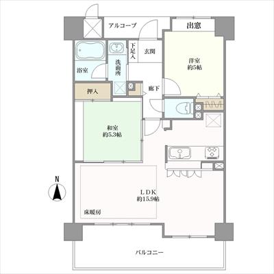 ロイヤルアーク楠葉並木の間取図