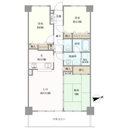 ウイングヒル神宮山の間取図