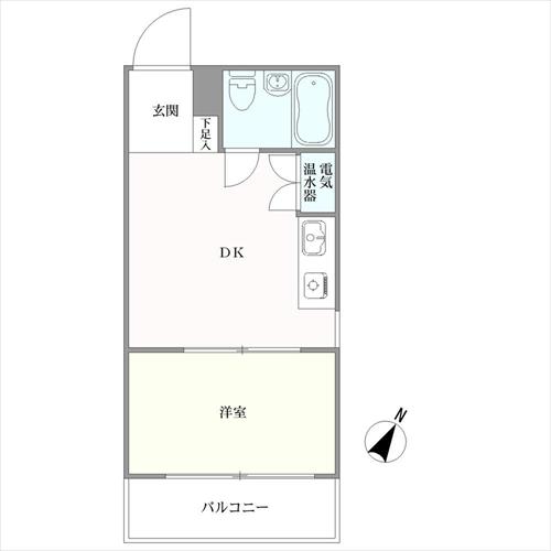 タックマンション宝町の間取図