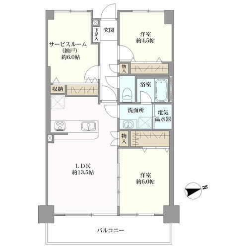 ウィングヒル神宮山の間取図