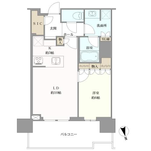 ＨＡＲＵＭＩ　ＦＬＡＧ　ＳＵＮ　ＶＩＬＬＡＧＥの間取図